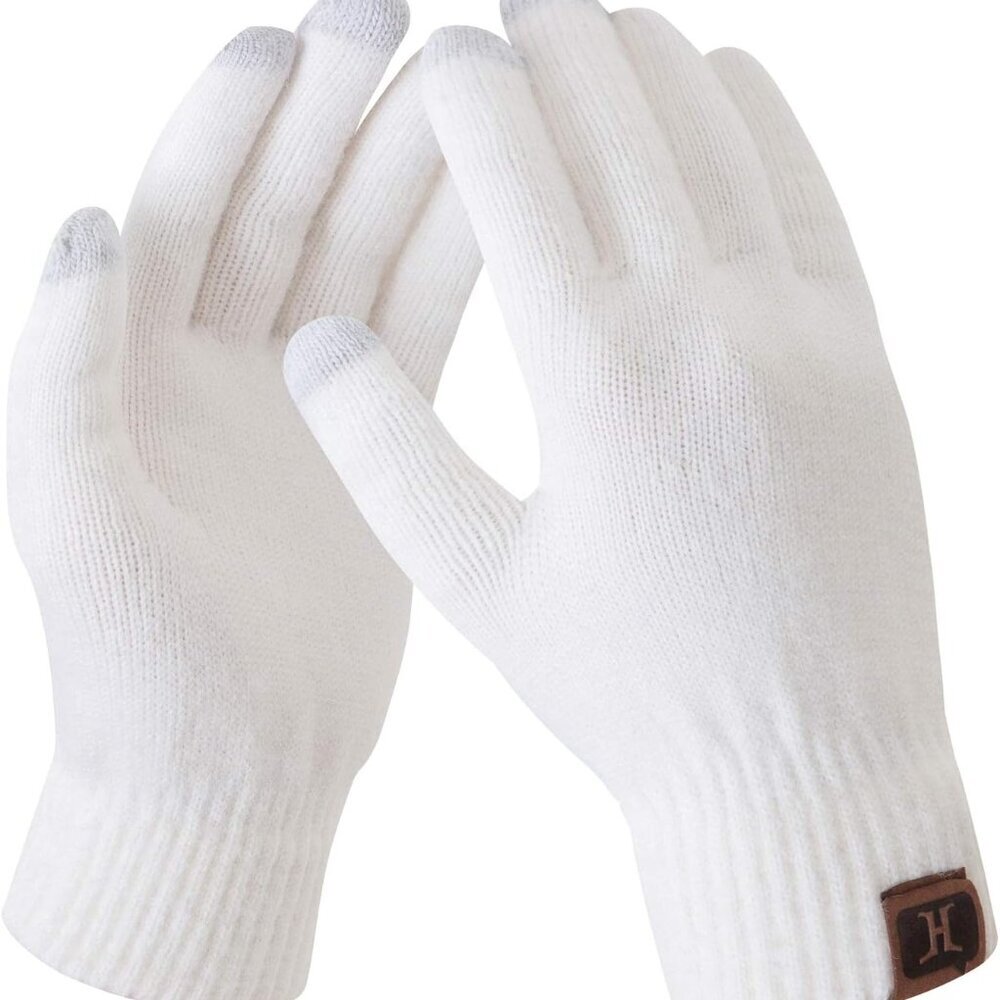 Women's Winter Touchscreen Wool Magic Gloves Warm Knit Fleece Lined for Women
